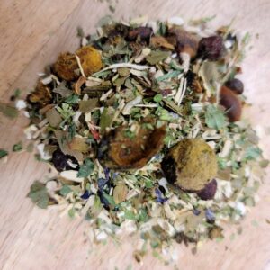 Herbal mix of leaves for Rock Steady Tea from Niijisess.com